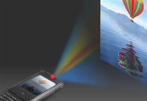 Miniature device could allow a cell phone to project images on a wall ...