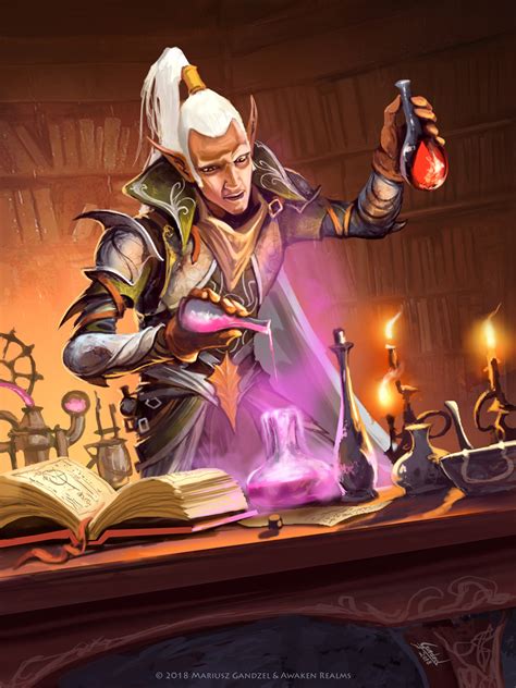 Artstation Elf Alchemist