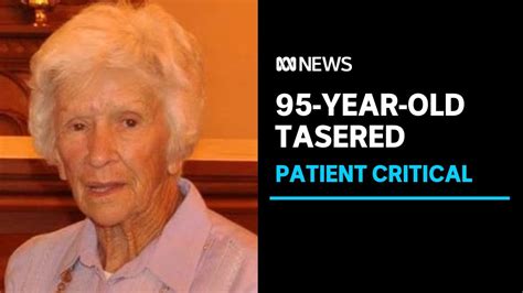 95 year old woman tasered by police abc news youtube