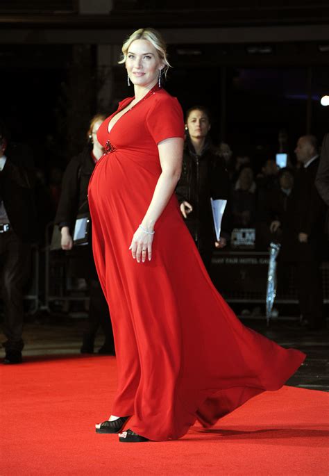 Shes Glowing Pregnant Kate Winslet Had All Eyes On Her At The The