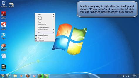 Download How To Display My Computer Icon On The Desktop In Windows 7