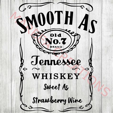 Smooth As Tennessee Whiskey Svg Png Dxf Cricut Etsy