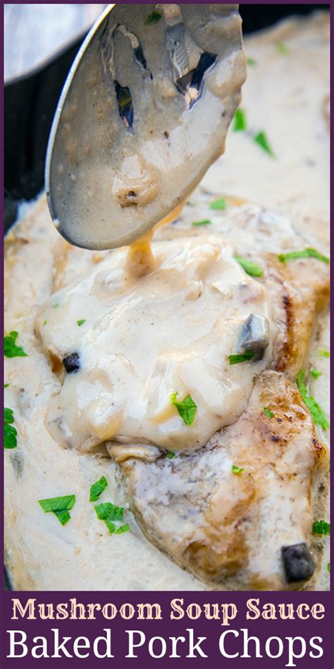 Used 2 cups short grain rice with 22oz soup, 2 cups water and 2 green apples. Baked Pork Chops With Cream of Mushroom Soup | The Kitchen ...
