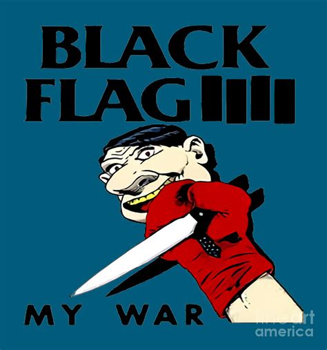 Black Flag Band Digital Art By Gyuri Namjoon Fine Art America