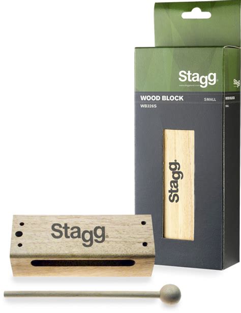Stagg Wb326s Woodblock Mit Schlägel Klein
