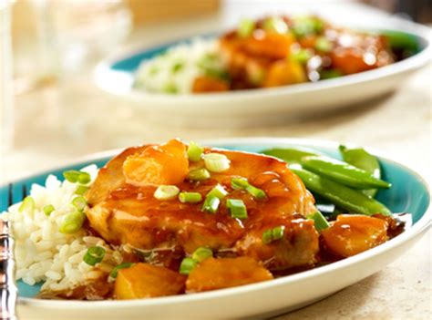 I like to have one piece of pineapple touching each piece of chicken to keep it moist. Polynesian Pork Chops | Recipe | Pork, Pork recipes ...