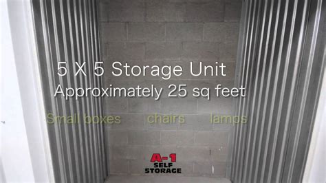 5x5 Storage Unit A 1 Self Storage Youtube