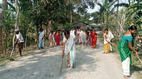In Assam A Clean Village Contest Winner Gets A 1 Km Concrete Road