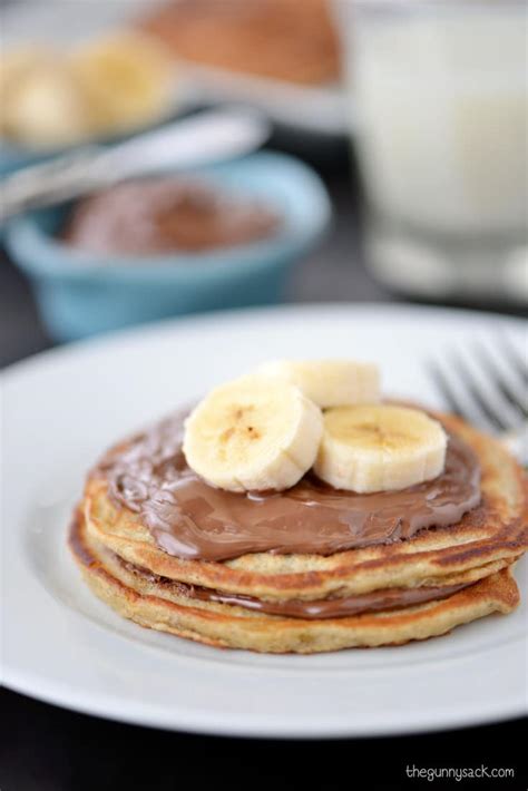 Our recipe for classic pancakes made from scratch is the perfect weekend breakfast. Homemade Banana Pancakes - The Gunny Sack
