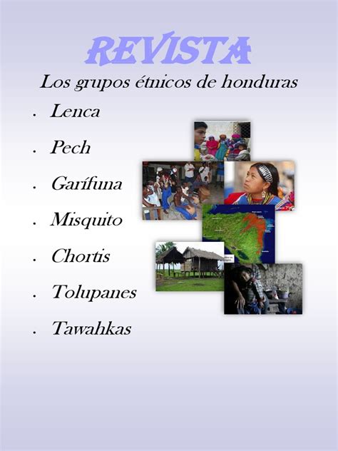 Revista Los Grupos Etnicos De Honduras Pdf Honduras Centroamérica