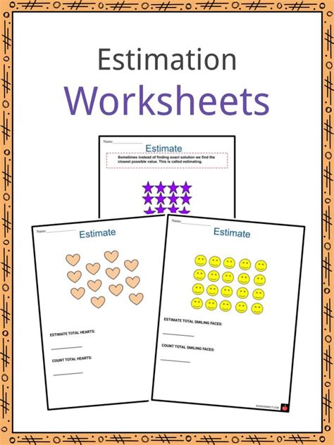 Estimation Worksheets Symbol What Is Importance And Summary