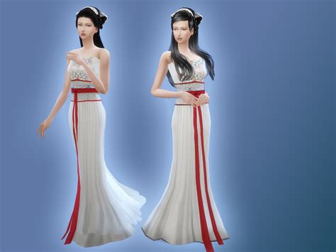 Traditional Ancient Chinese Female Costume The Sims 4 P1 Sims4 Vrogue