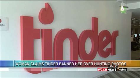woman claims tinder banned her over hunting photos wccb charlotte s cw