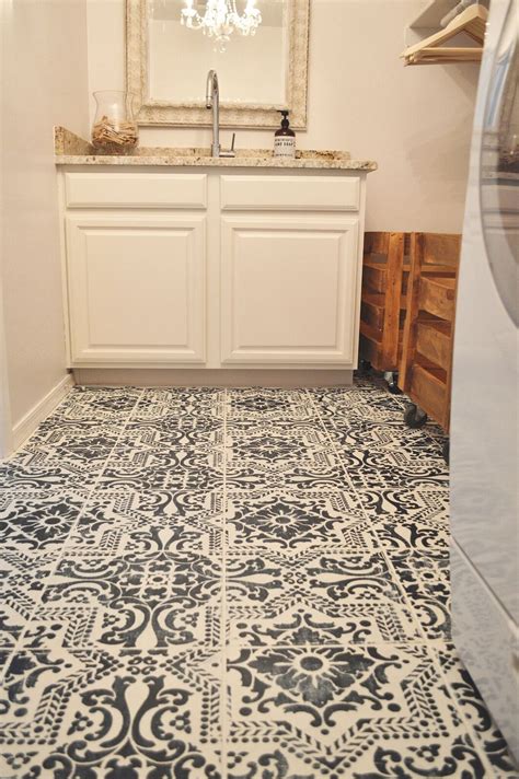 Check spelling or type a new query. My Laundry Room Update with DIY Barn Door and Painted Floor Tutorial | Tile floor diy, Laundry ...