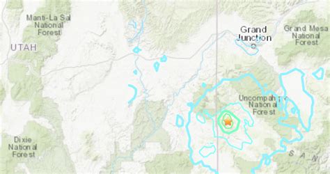 Earthquake Near Coloradoutah Border Rattles Moab Monticello