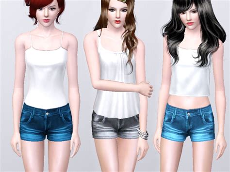 The Sims Resource Denim Shorts