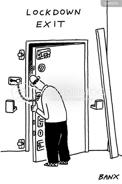 Locked Doors Cartoons And Comics Funny Pictures From Cartoonstock