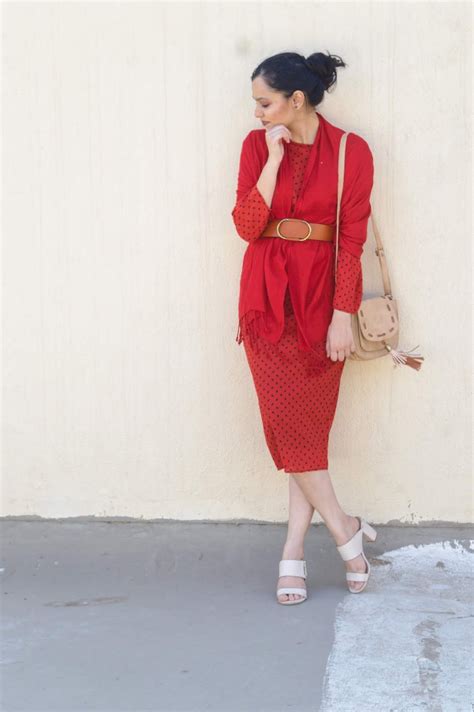 5 Ways To Style An Oversized Red Dress Chiconomical