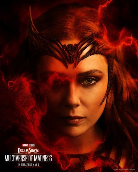 Elizabeth Olsen As Wanda Maximoff Scarlet Witch Doctor Strange In The Multiverse Of Madness