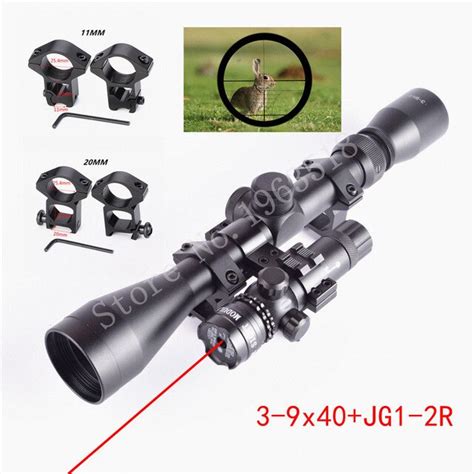 Spike 3 9x40 Riflescopered Laser Combination Tactics Hunting Tactical
