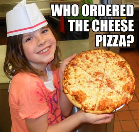Little Girl Who Ordered The Cheese Pizza Information Image
