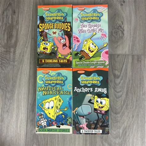 Spongebob Squarepants Sea Stories Vhs Vcr Video Tape Nickelodeon Used
