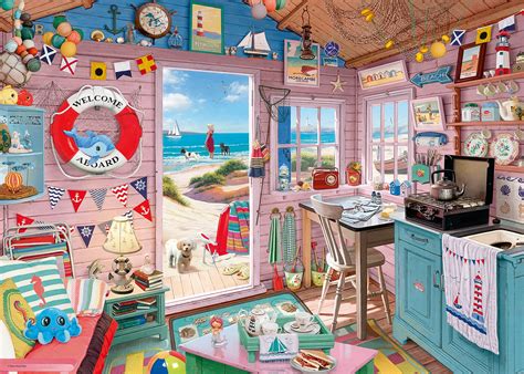 Buy Ravensburger My Haven No7 The Beach Hut 1000 Piece Jigsaw Puzzle