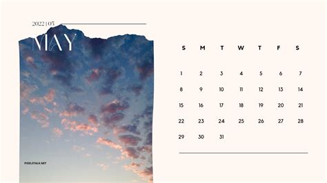 May 2022 Calendar Desktop Wallpapers Hd Pixelstalknet