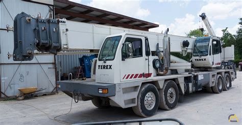 Terex T560 60 Ton Telescopic Boom Truck Crane For Sale Hoists