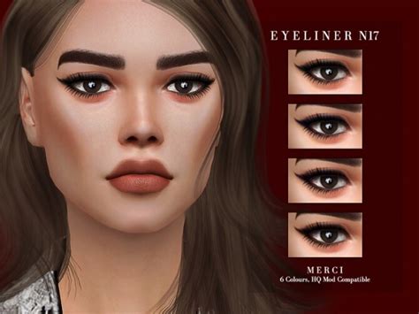 Eyeliner N17 By Merci At Tsr Sims 4 Updates