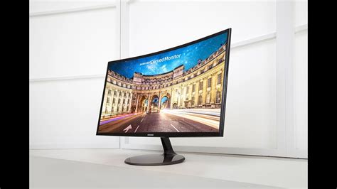 รีวิวบ้านๆ Curved Led Monitor Samsung Lc24f390 Cf390 Youtube