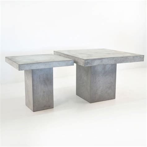 Blok Square Concrete Table Dining Tables Teak Warehouse