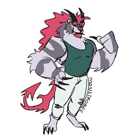🔥monstro🔥 raffle pinned on twitter this is a redesign of an incineroar i made ages ago kinda