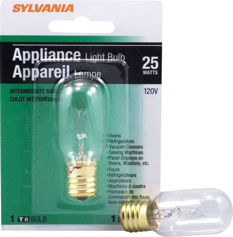 Sylvania Incandescent Clear Tube Lamp T8 Intermediate Base 120v Light