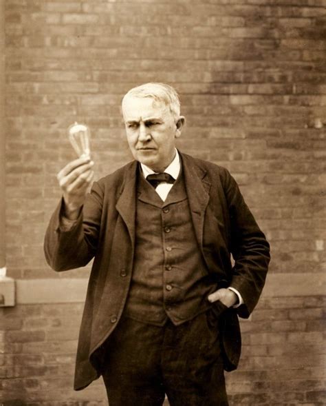 American Inventor Thomas Edison Conducting An Experiment In His Artofit