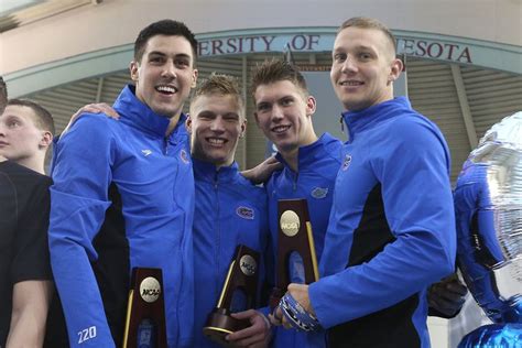 Uf Mens Swimming Wins Three Titles On Day Two Of Ncaa Championships