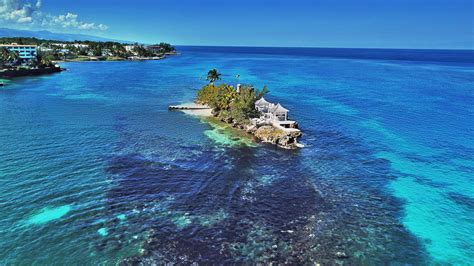 This Is A Nude Island In Ochos Rios Jamaica R Drones