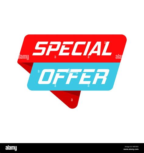 Special offer banner badge icon. Vector illustration. Business concept special offer pictogram ...