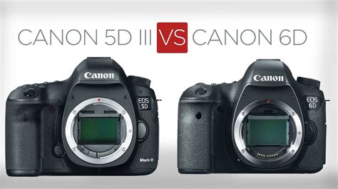 Canon 5d Mark Iii Vs Canon 6d Youtube