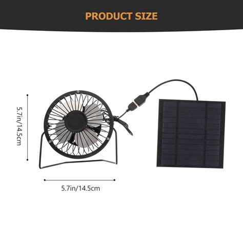 Buy Solar Panel Powered Fan Ventilator Mini Exhaust Fan 5w For