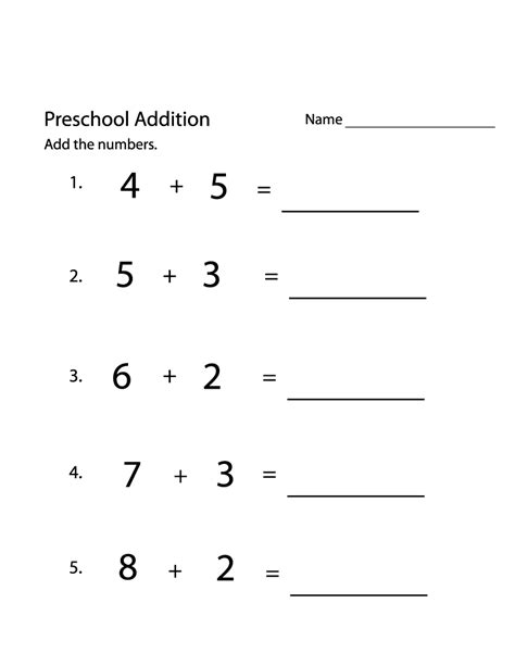 Calculus broadly classified as differentiation and integration. Free Easy Math Worksheets Simple | Easy math worksheets ...
