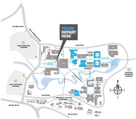 Campus Map Study The University Of Newcastle Australia