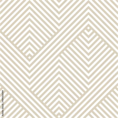 Vector Geometric Seamless Pattern Modern Texture With Lines Stripes
