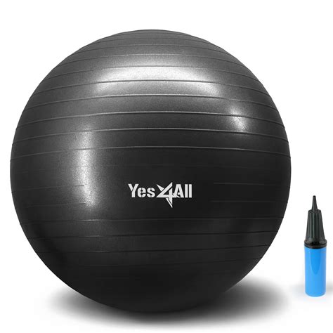 Choose from contactless same day delivery, drive up and more. Yes4All Yoga Exercise Ball with Pump (Hand) - Anti Burst ...