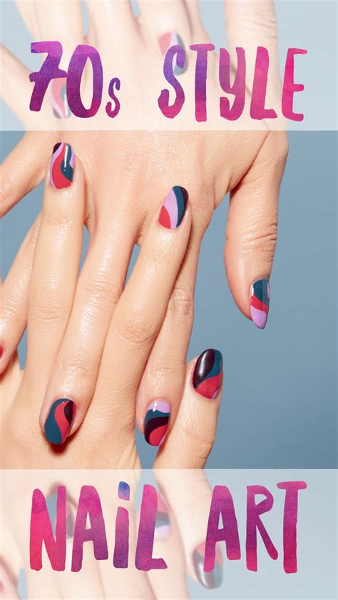 70s Style Nail Art Fashion Nails Nail Art Retro Nails