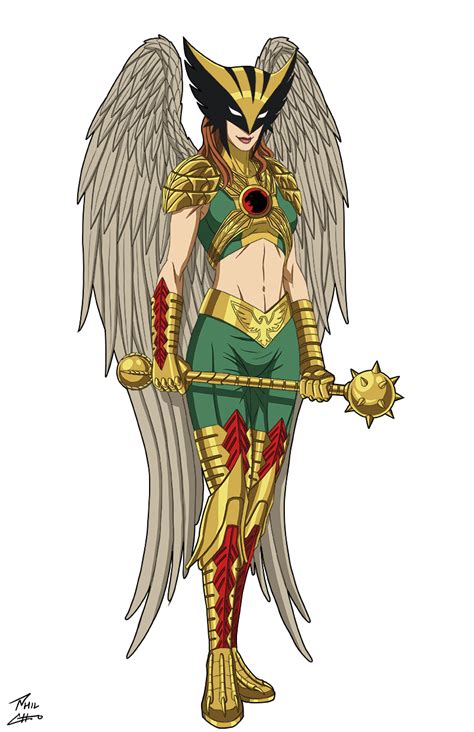 Hawkgirl Commission By Phil Cho On Deviantart Hawkgirl Hawkgirl Art