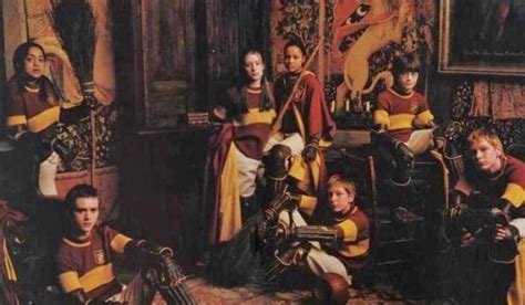 Gryffindor Quidditch Team 1991 Marcus Flint And Katie Bell Photo