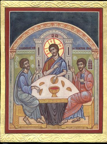 Emmaus Icon Worship Art Orthodox Icons Iconography
