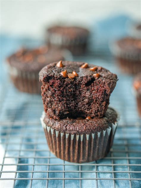 Healthy Double Chocolate Muffins Dairy Free Gluten Free