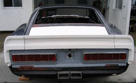 1969 Mustang Fastback Sr 69 Fiberglass Deck Lid With Shelby Styled Spoiler